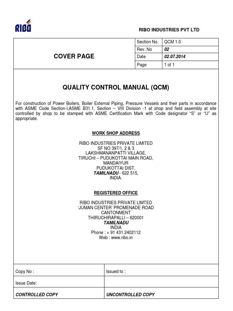 ASME MANUAL With Exhibit 03.07 | Specification (Technical Standard) |  Welding
