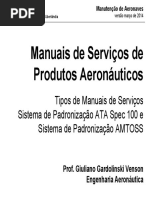 Manuais de Serviços de Produtos Aeronáuticos