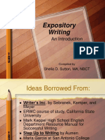 Expository Writing