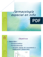 Farmacologia Especial en Ninos DR Omar Carrasco