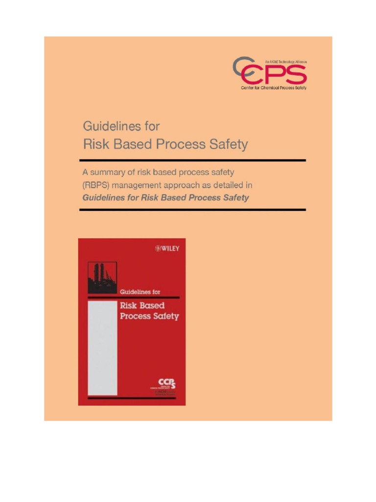 Guías de Seguridad de Procesos RBPS | PDF | Toma de decisiones ...