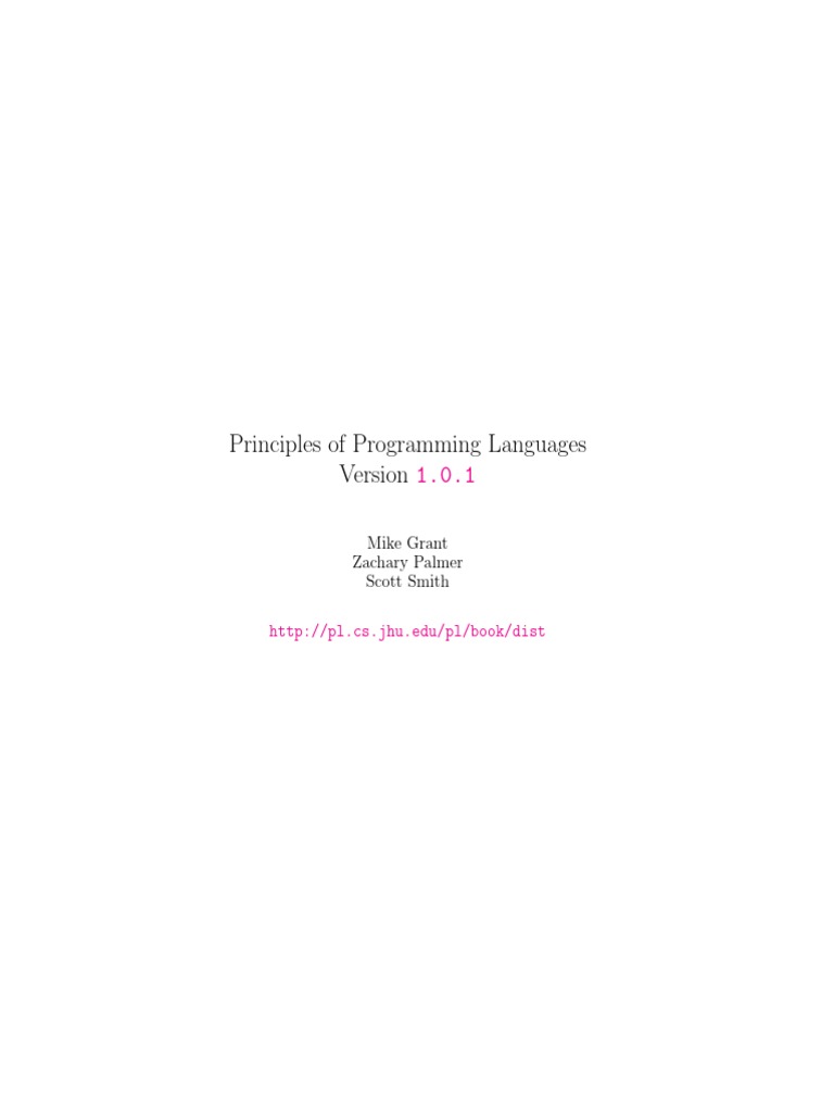 PPL Book | PDF | Logic | Programming Language