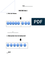 Post-Test Unit 3: 1. Write The Partners