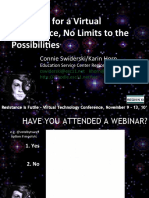 Blueprint For A Virtual Conference, No Limits To The Possibilities