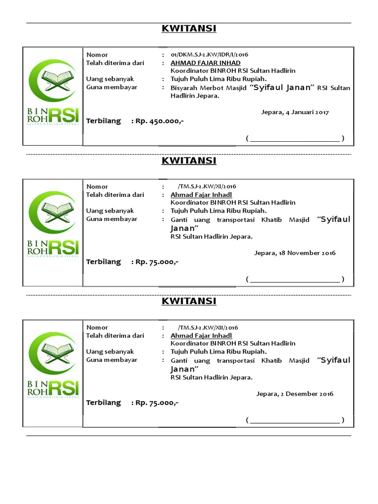 Surat Kuitansidoc