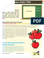 School Newsletter Template 2