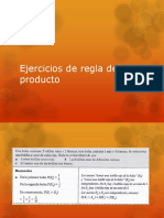 Ejercicios de Regla Del Producto