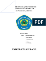 Model Pembelajaran Berbasis Bimbingan Dan