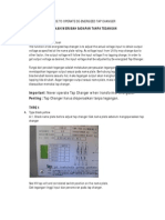 GUIDE to OPERATE de-Energized Tap Changer