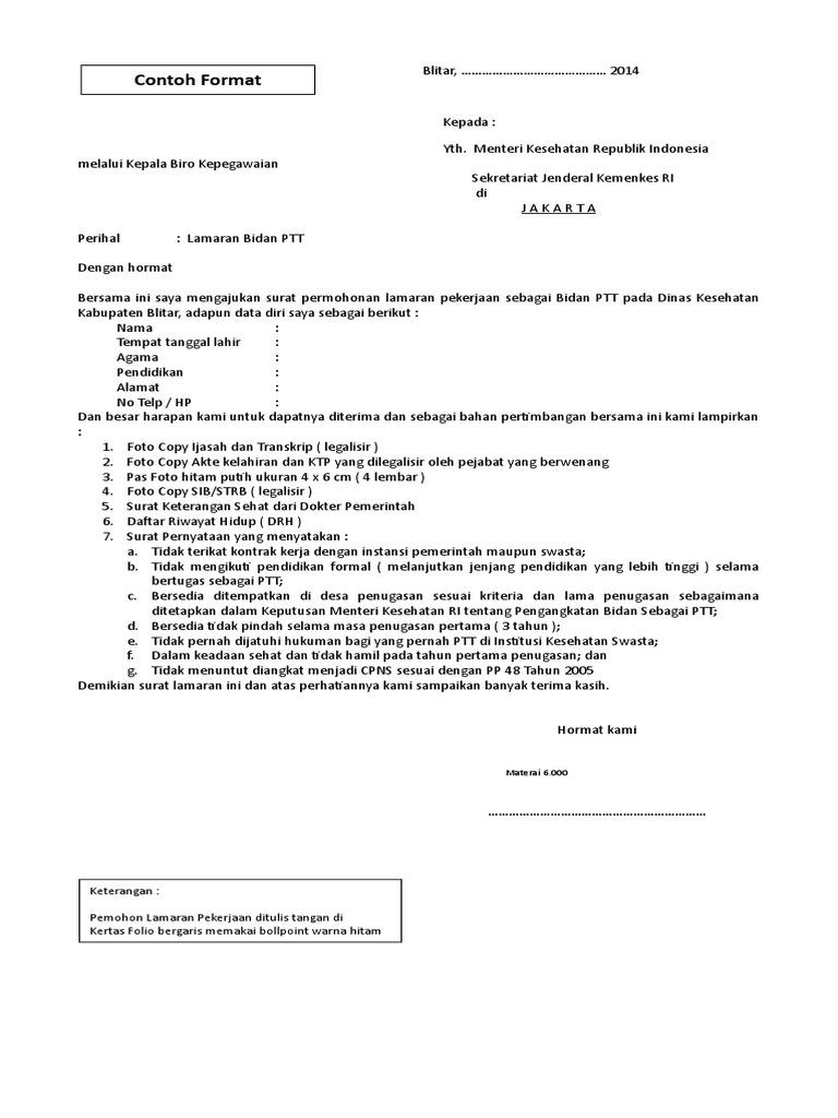 contohformatlamaranbidanptt.doc