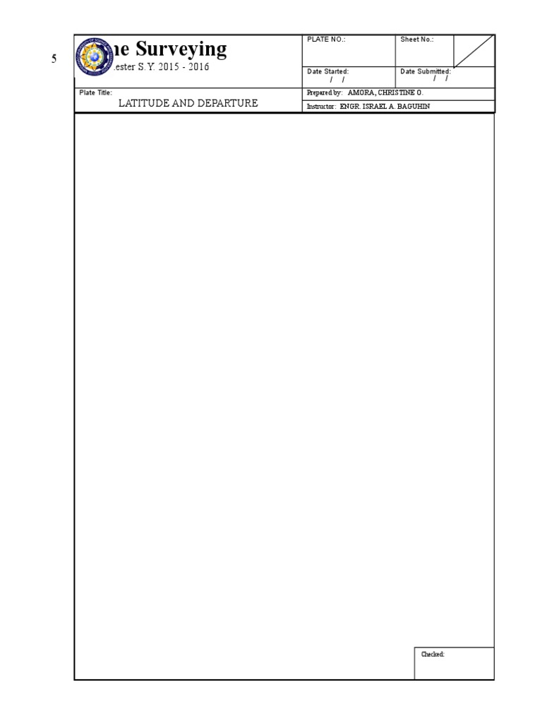 Plate Plane Surveying | PDF