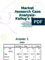 Market Research Case Analysis-Kellog's Case