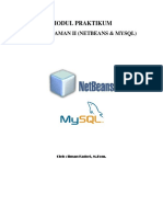 MODUL PRAKTIKUM PEMROGRAMAN III (NetBeans)