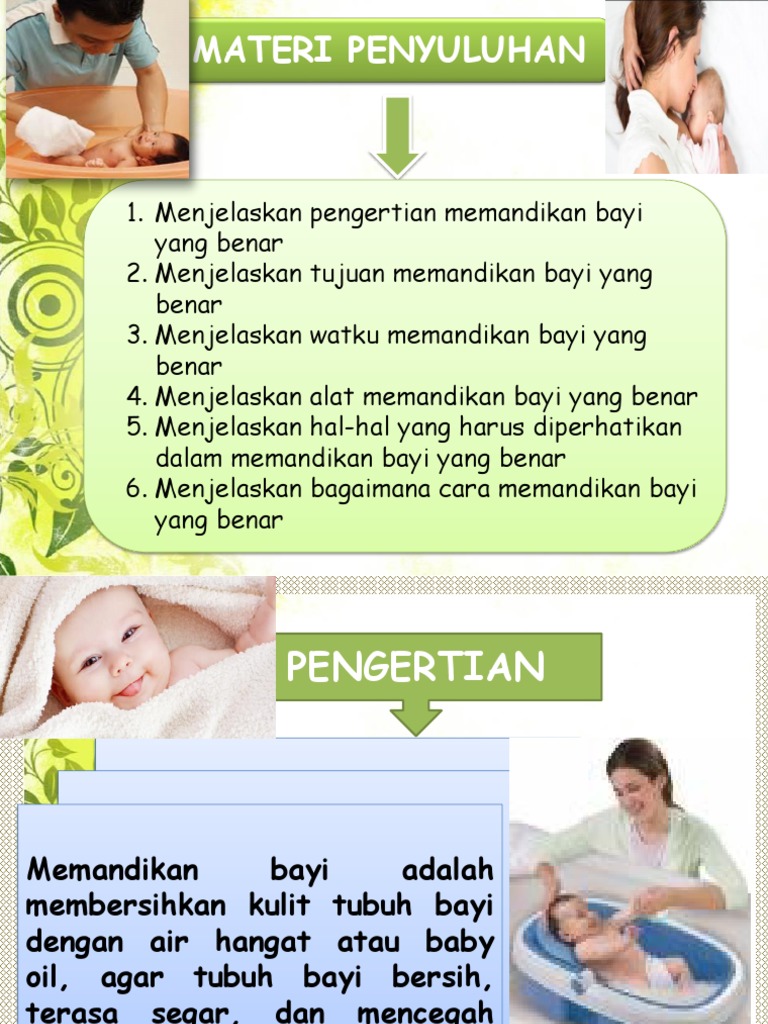Memandikan Bayi Adalah