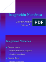 Prácticas integración numérica