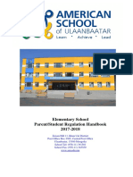 Parent Student Regulation Handbook 2017-2018 Eng