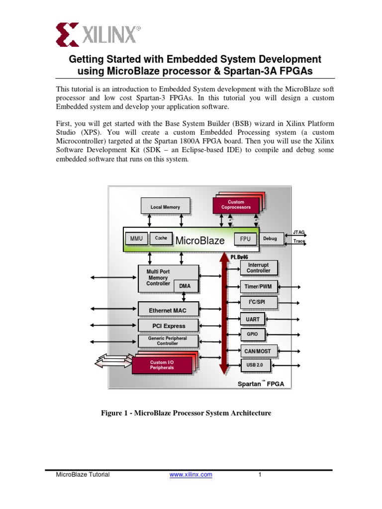 Embedded Microblaze PDF | PDF | Field Programmable Gate Array ...