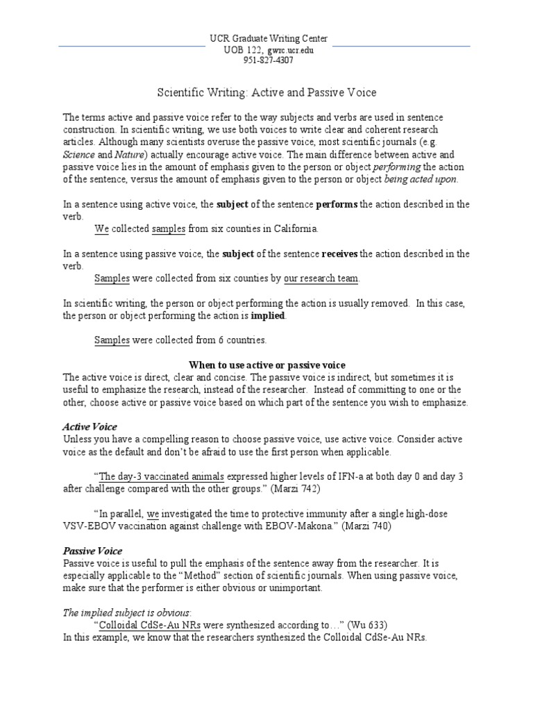 Passive voice example image