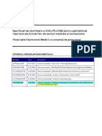 Specificatie Interfatare SIUI - Anexa 017 - Descriere - Structura - PrescriptieElectronica