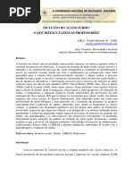 INCLUSÃO DO ALUNO SURDO o Que Dizem e Fazem Os Professores Lima, Camila Machado de - UERJ