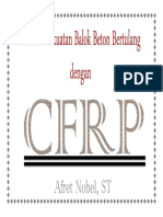 Desain Perkuatan Balok Beton Bertulang Dengan CFRP - Afret Nobel