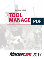 Mastercam 2017 ToolManager Tutorial SAMPLE