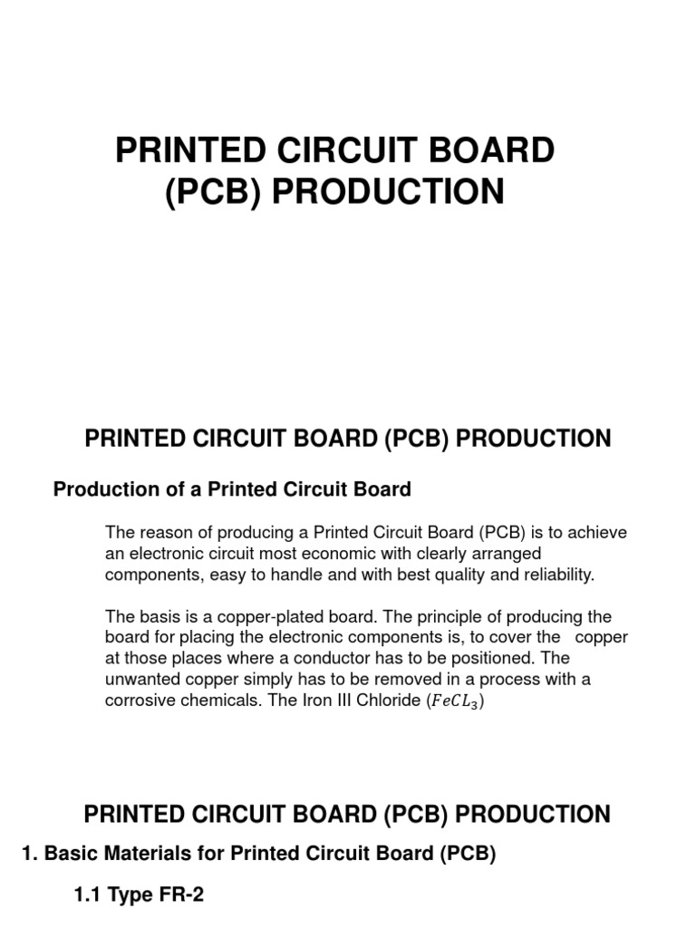 PCB Training Presentation | PDF | Printed Circuit Board | Electronic