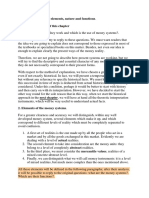 Money Systems: Their Elements, Nature and Functions. 1. Goals and Method of This Chapter