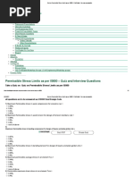 Quiz on Permissible Stress Limits as Per IS800 - CivilDigital - For Exam Preparation