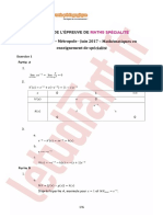 Bac S 2017 Maths Spe Corrige