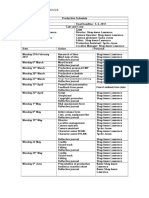 18 Production Schedule Un It 4 1