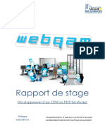 Rapport de Stage Webqam