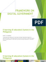 Policy Framework On Digital Government