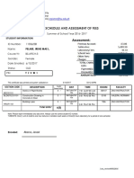 Class Schedule and Assessment of Fees: La Salle University