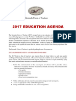 2017 Education Agenda