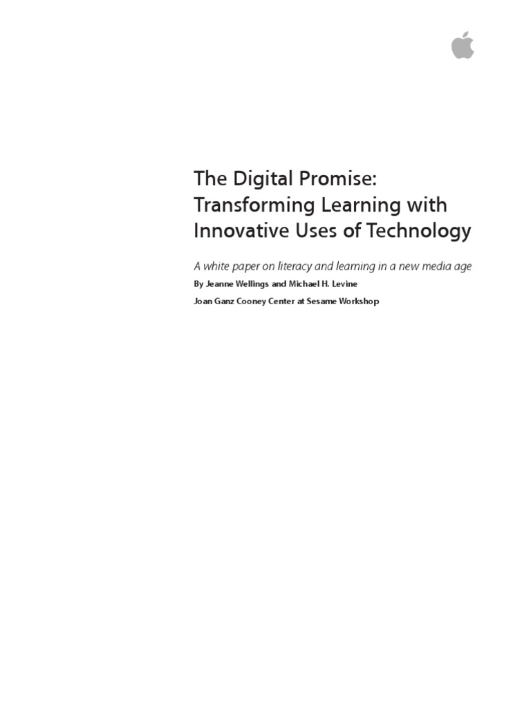 The Digital Promise Pdf Educational Technology Special Education