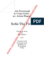 Disney's Sofia The First" (John Kavanaugh & Craig Gerber) Arr. Adrian Wagner - Brass Quintet (Sheet Music) Arrangement