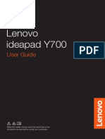 Lenovo Y700 User Manual