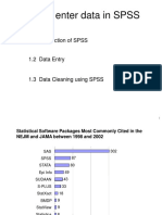 How to Enter Data in SPSS (1)