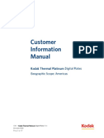 Customer Information Manual - Kodak Thermal Platinum Digital Plates - Dec08