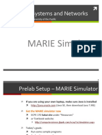 Computer Systems and Networks MARIE Simulator Guide