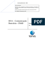Manual Comunicação Bancária - CNAB Protheus 11