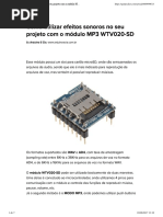 Pocket_ Como Utilizar Efeitos Sonoros No Seu Projeto Com o
