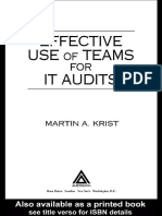 Effectivve Use of Teams for It Audit Martin Krist