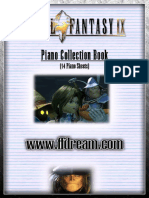 Final Fantasy IX - Piano Collection Book - 14 Sheets - 59 Pages PDF