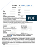 Thornberry PSC: Registration Form