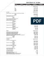 Fiat Stilo 1.8 Technical Data