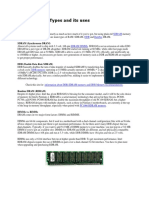 Different RAM Types and Its Uses