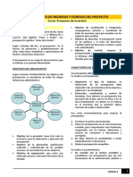 Lectura - PRESUPUESTO DE INGRESOS Y EGRESOS DEL PROYECTO M9 - PROYIN PDF