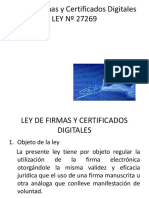 Ley de Firmas y Certificados Digitales LEY Nº -3